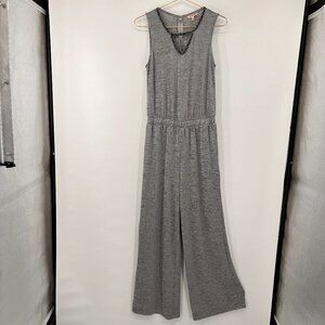 Juicy Couture Gray Keyhole Sleeveless Jumpsuit